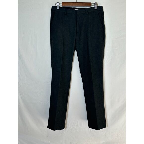 Calvin Klein Infinite Men's Slim Fit 4-Way Stretch Dress Pants Black Size 30x30 - Picture 1 of 4